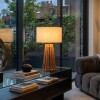 LAMPARA IMBUIA CUP BEIGE CL COMB/MARRON P/MESA Unica