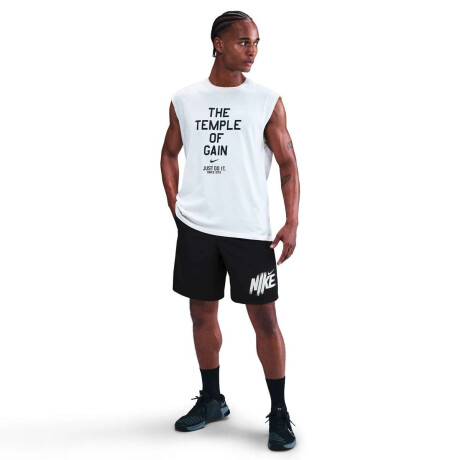 Short Nike Form Dri-Fit 9'' Unlined Versatile de Hombre Negro