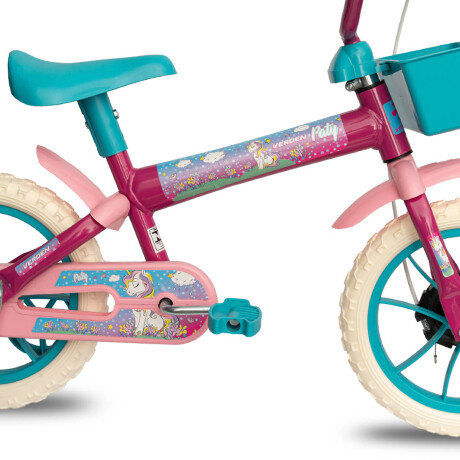 Bicicleta Infantil Verden Con Rueditas Montaña Rod 12 Violeta