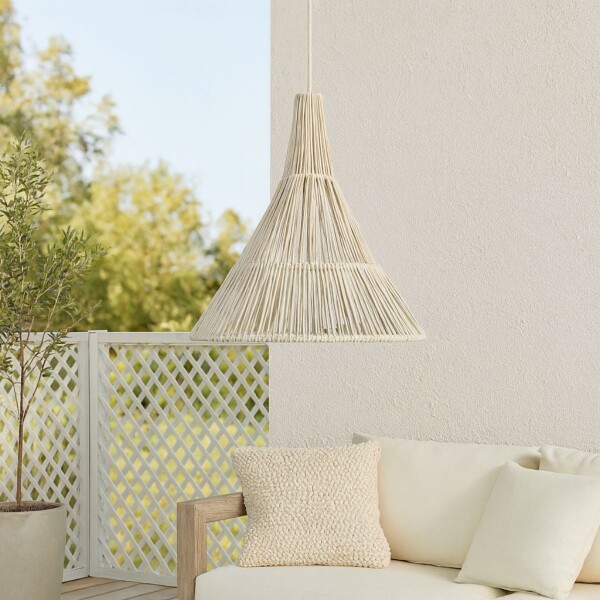 LUMINARIA DE TECHO TULIPE BEIGE - UNICO