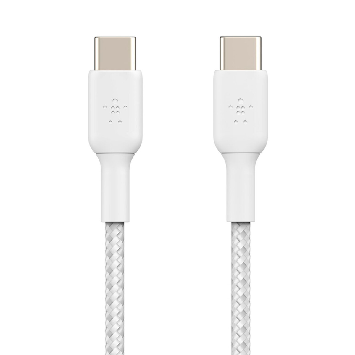 Belkin Cable Trenzado USB-C a USB-C 60W (1m) - White 