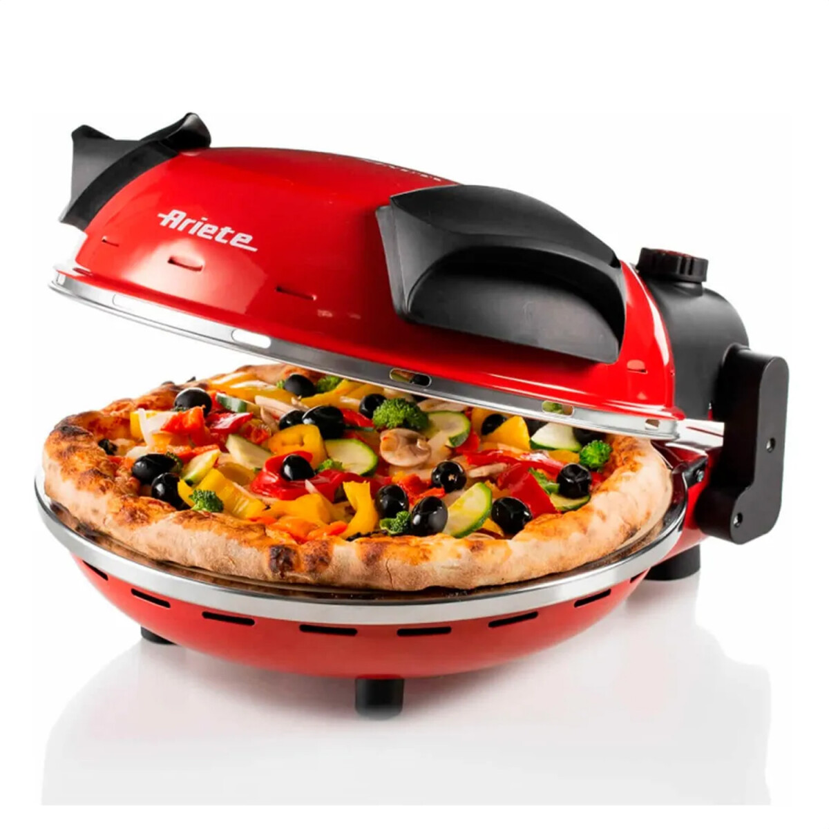 Horno Eléctrico Para Pizza Ariete 909/10 32cm - PIZZERIA ARIETE 909/10 ROJA 32CM 