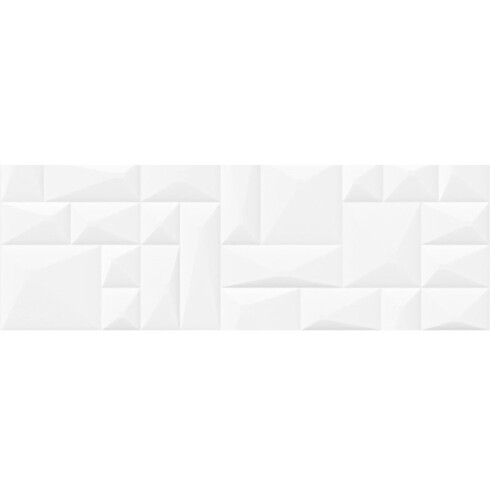 Cerámica BLANCO CON RELIEVE 40X75 GAMAS DE BLANCO