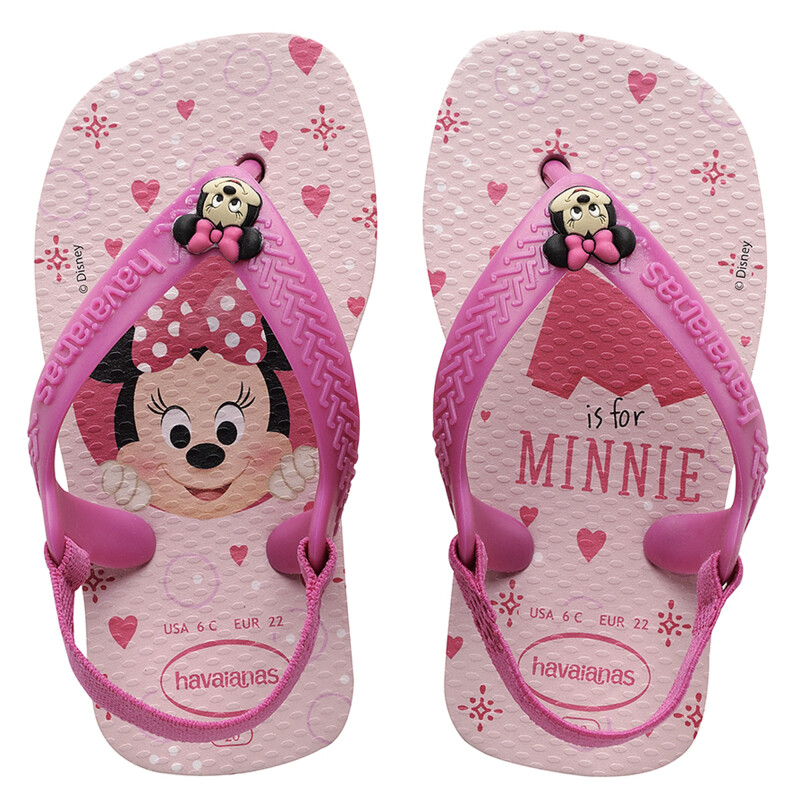 Sandalias Infantiles Havaianas Baby Disney Classics Rosa