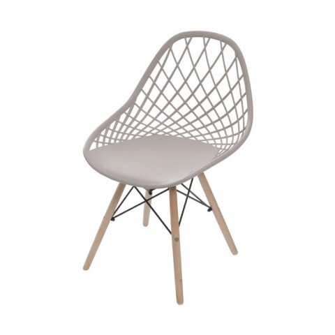 SILLA KAILA PP Y MADERA BEIGE SILLA KAILA PP Y MADERA BEIGE