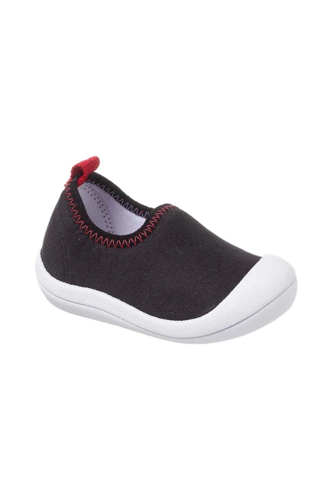 Zapatilla Negro y Rojo