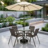 JGO JARDIN MARRON C/SOMBRILLA 6PZAS Unica