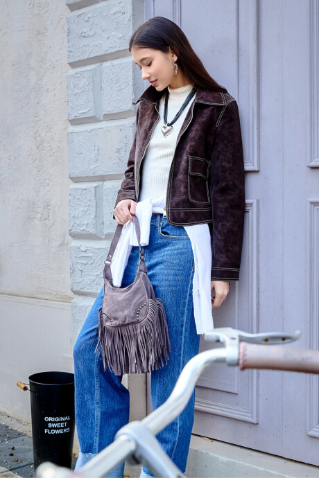 Cartera Emira Gris