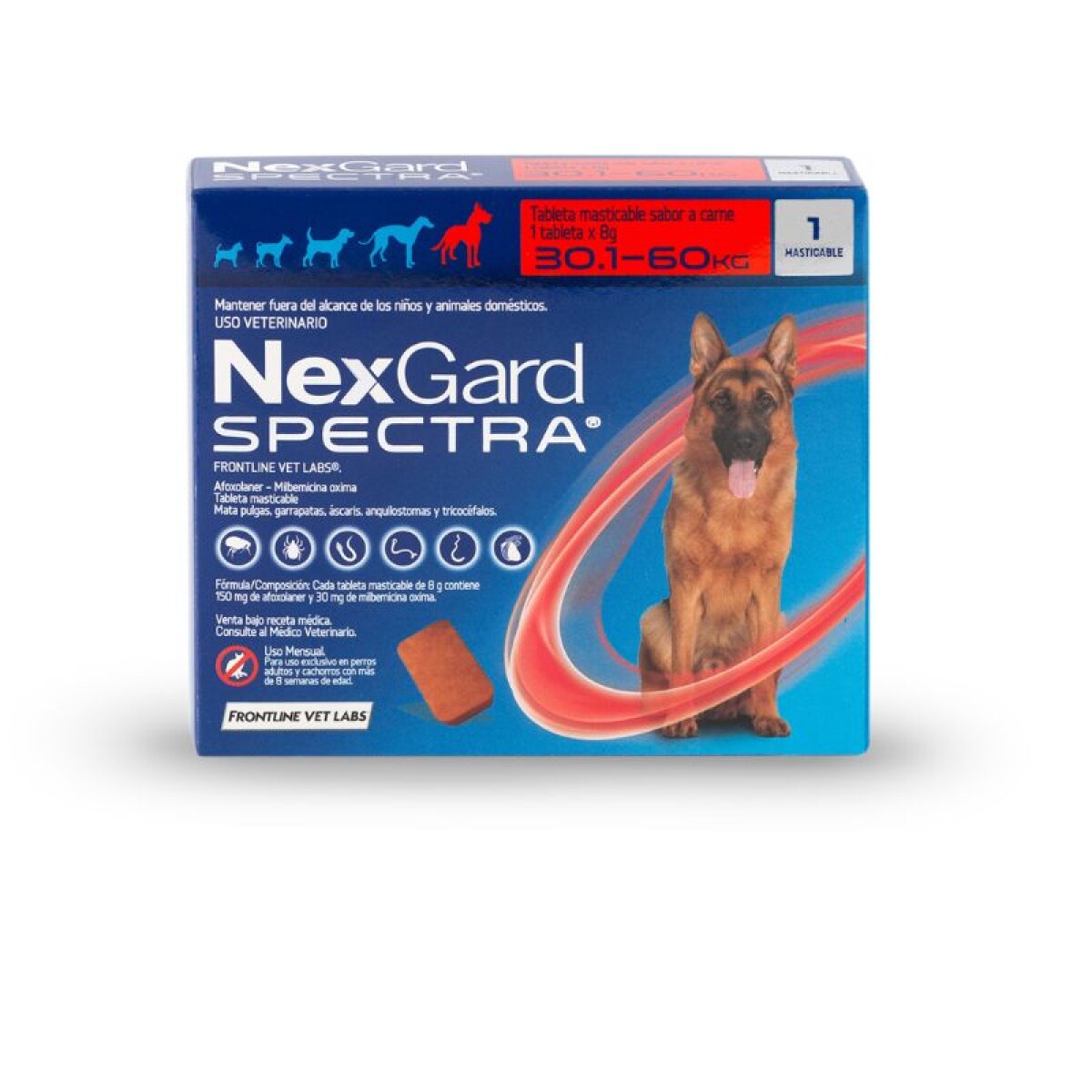 NEXGARD SPECTRA XL ( 30 A 60 KG) - Nexgard Spectra Xl ( 30 A 60 Kg) 