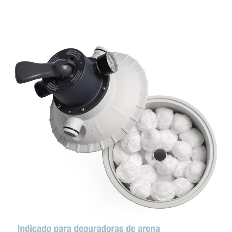 INTEX BOLA POLIESTER FILTRANTE DE ALTA EFICIENCIA 500 GRS Intex Bola Poliester Filtrante De Alta Eficiencia 500 Grs