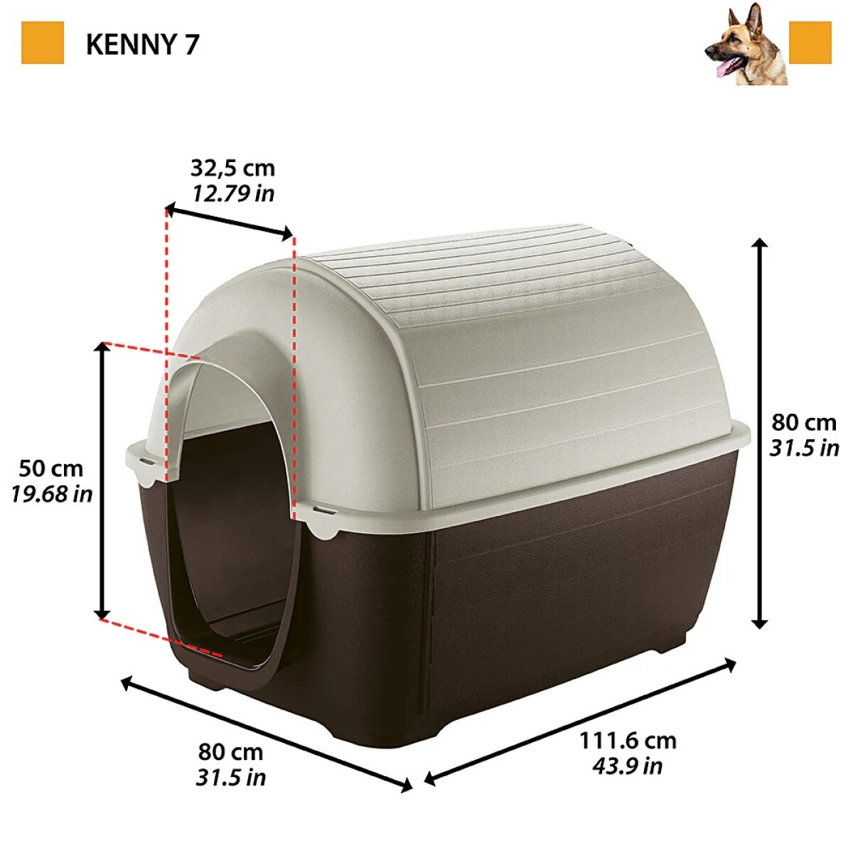 Kenny Casa para Exterior - 07 (L 75 x W 97 x H 75 cm) 