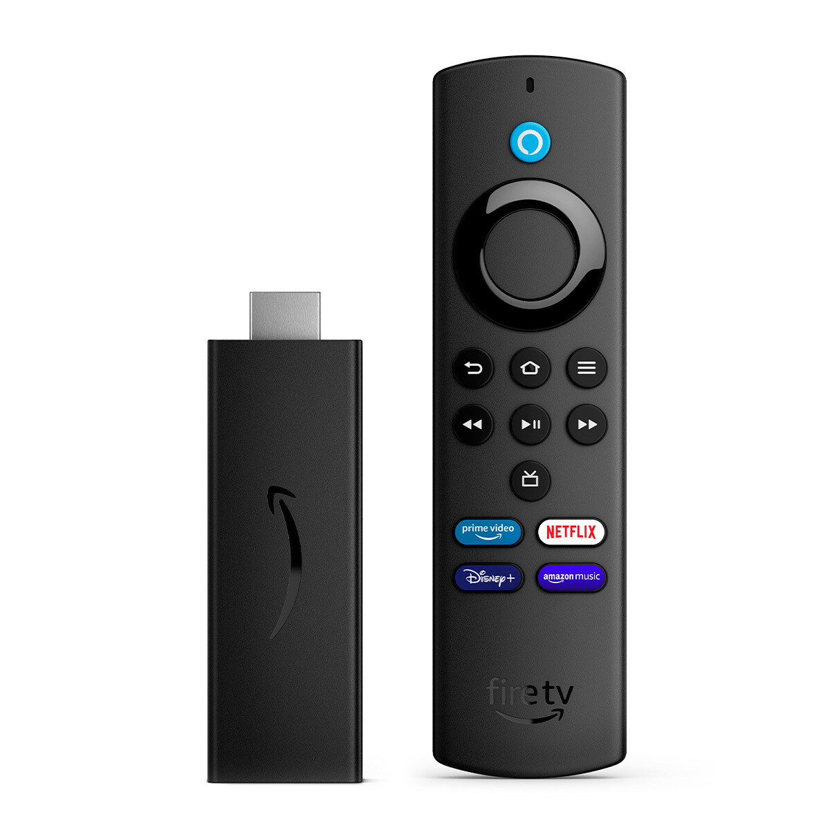 Reproductor Streaming Amazon Fire TV Stick Lite Full HD con Control de Voz Alexa - Negro 