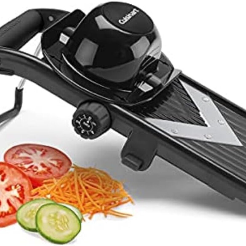 Mandolina Rebanadora Cuchilla Acero Cuisinart negra Mandolina Rebanadora Cuchilla Acero Cuisinart negra