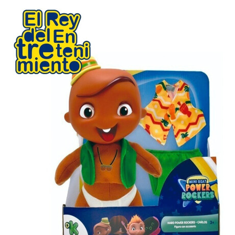 Muñeco Peluche Mini Beat Power Rockers Muñeco Peluche Mini Beat Power Rockers