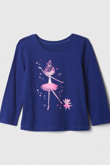 Remera Gráfico Toddler Niña Bellwether Blue 193943