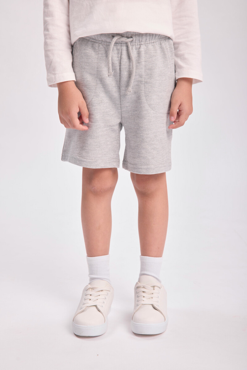 Short deportivo Gris Melange