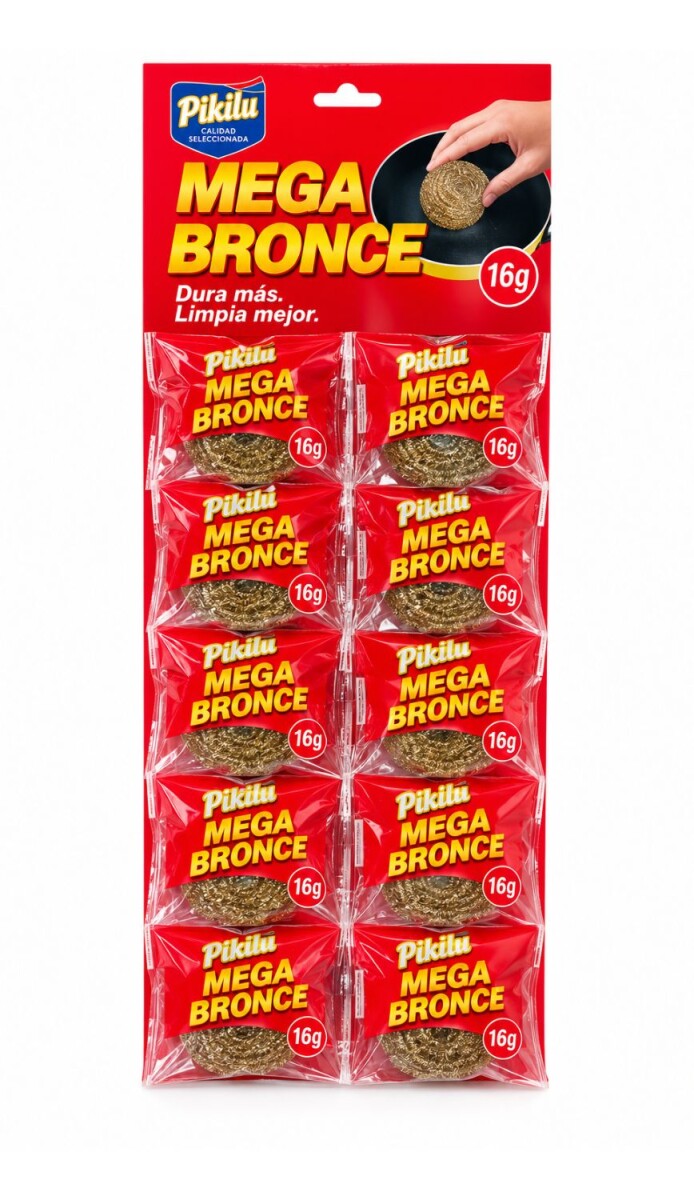 ESPONJA BRONCE PIKILU 16GRS CARTON (TIRA X12) 
