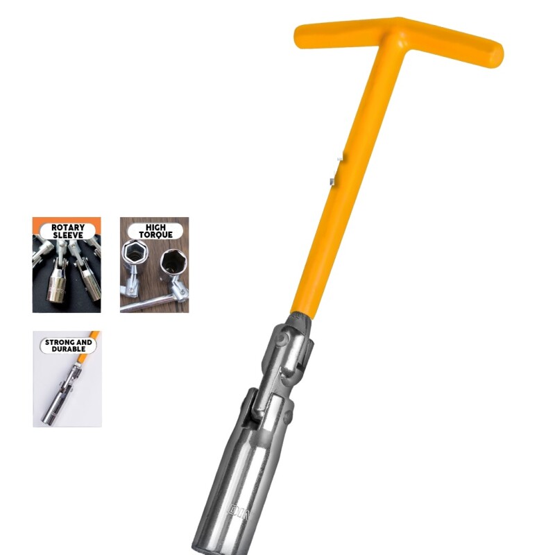 DINGQI LLAVE SACA BUJIA ARTICULADA CR-V 21MM Dingqi Llave Saca Bujia Articulada Cr-v 21mm