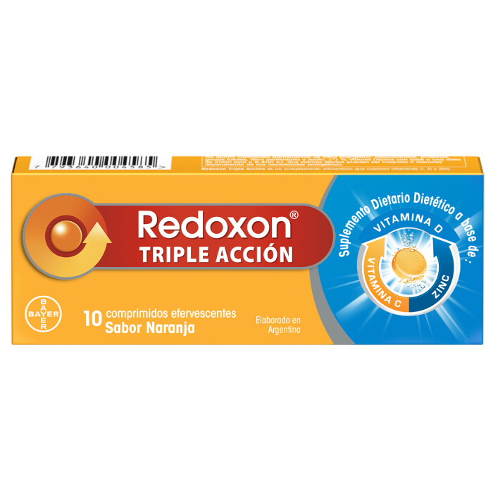 REDOXON TRIPLE ACCION CJ X 10 COMP. EFER única