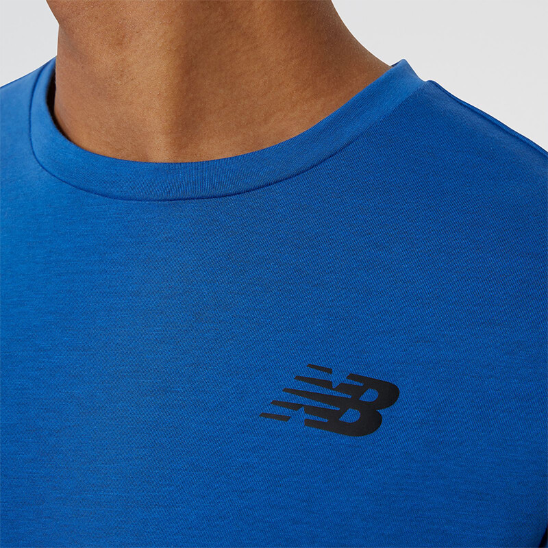 Remera New Balance Heathertech Azul