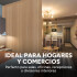 Panel Divisor Separador Ambientes 2 x 2,90m + 2 Rieles 3m Marrón 1