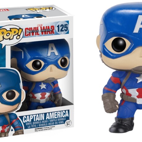 Figura Funko Pop Marvel Capitán América Clásico 001