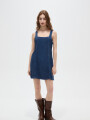 Vestido Pacana Azul Indigo