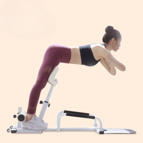 Banco multifuncion sentadillas y abdominales MS-500 Blanco