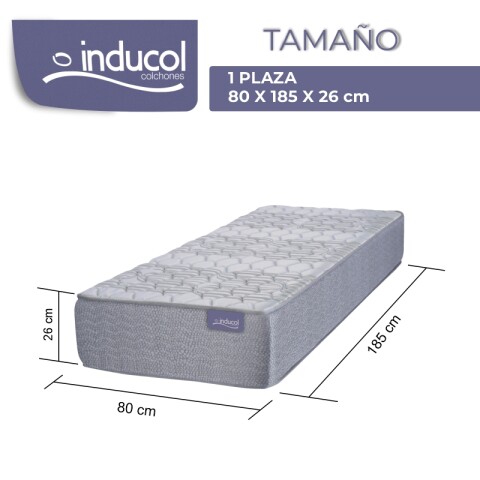 Colchón LINEA DORADA PREMIUM 1 Plaza Espuma Alta Densidad Reversible 80 x 185 x 26 cm 130 Kg Colchón LINEA DORADA PREMIUM 1 Plaza Espuma Alta Densidad Reversible 80 x 185 x 26 cm 130 Kg