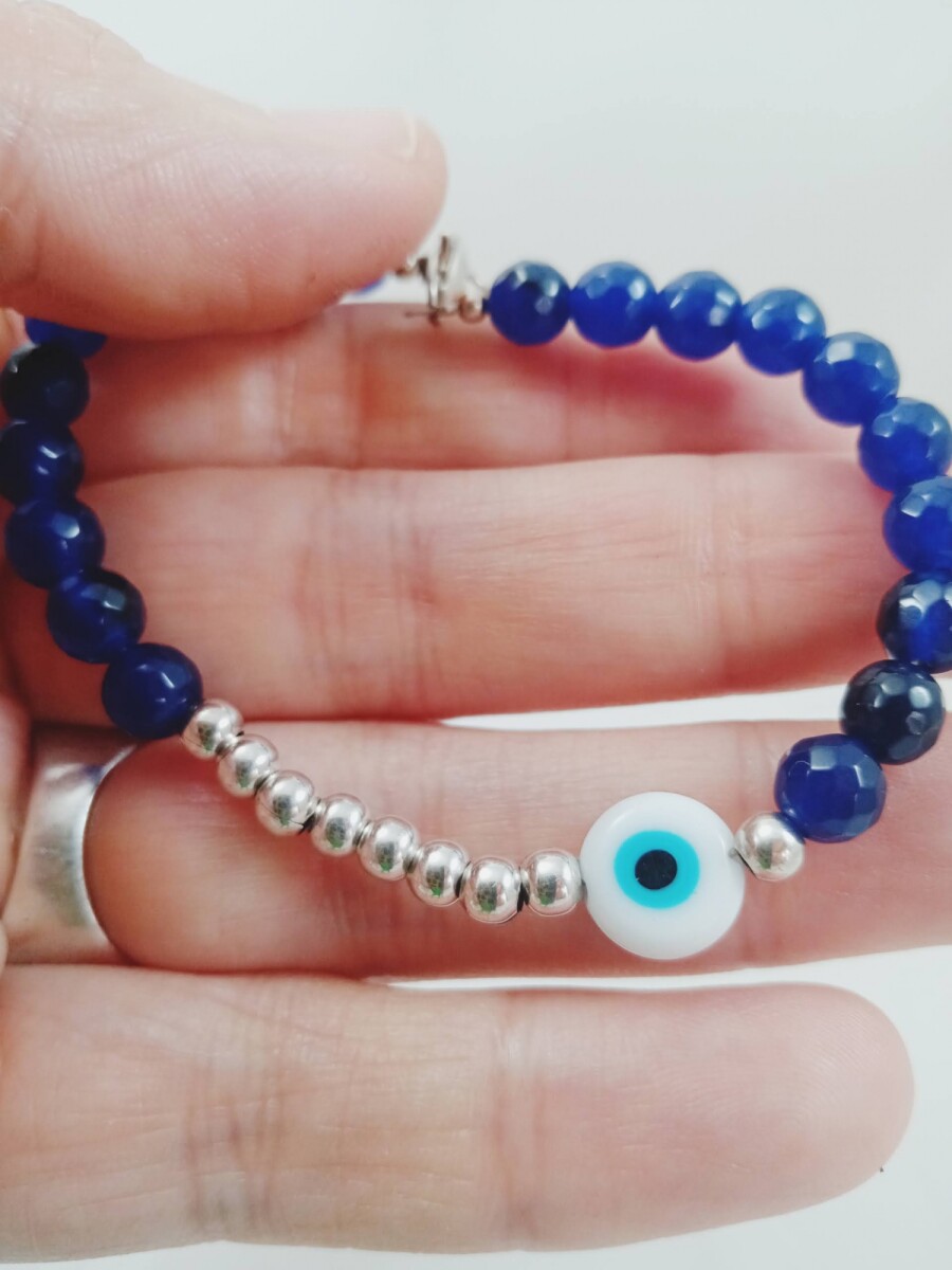 Pulsera plata 925 Ojo Turco 