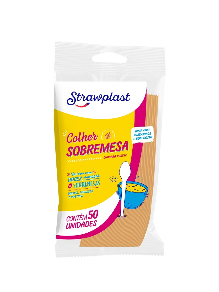 CUCHARAS DE POSTRE (Candy) naranja