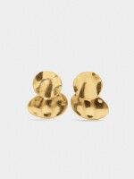 Pendientes Cortos Redondos dorado