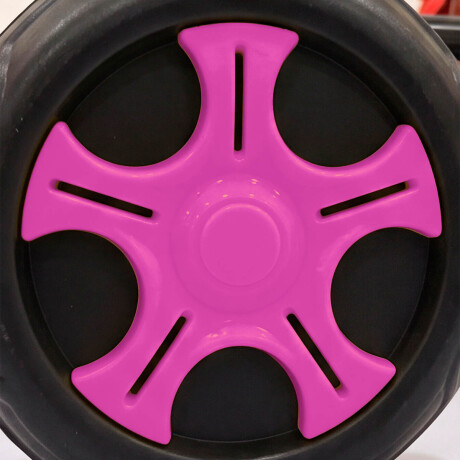 Auto Go Karting Pedal Infantil Cuatriciclo Carrera Rosa