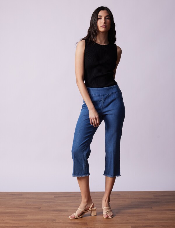 Capri Denim Flecos JEAN