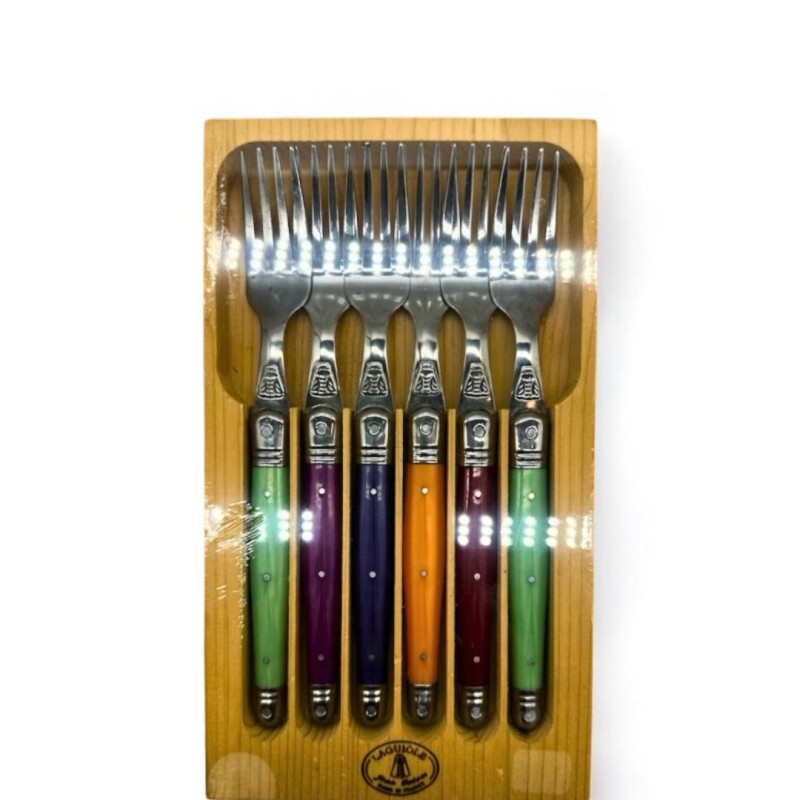 Set Tenedores Laguiole x6 Multicolor
