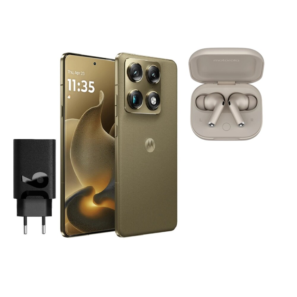 Motorola Moto Signature 5G DS 16GB / 1TB Olivo + Motorola Moto Buds+ Gris ¡De Regalo!