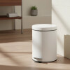 Papelera de acero 5 lts blanco Papelera de acero 5 lts blanco