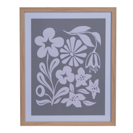 CUADRO 40X50CM PAPEL VERDE SPRING II