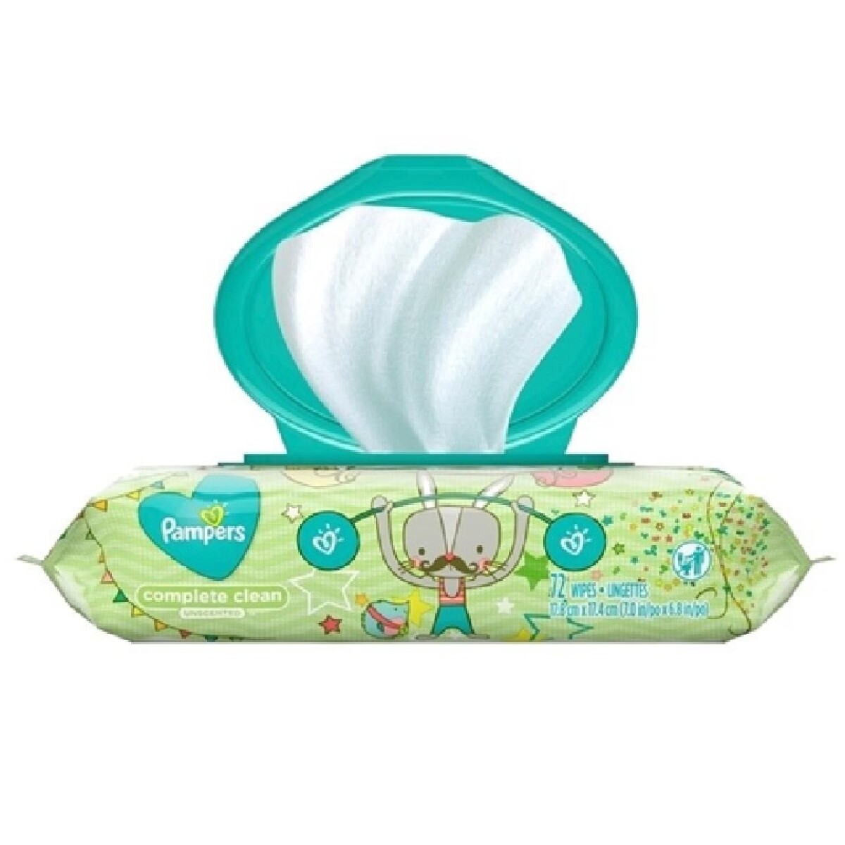 Toallitas Húmedas Pampers Unsescented Complete Clean 72 Uds. 