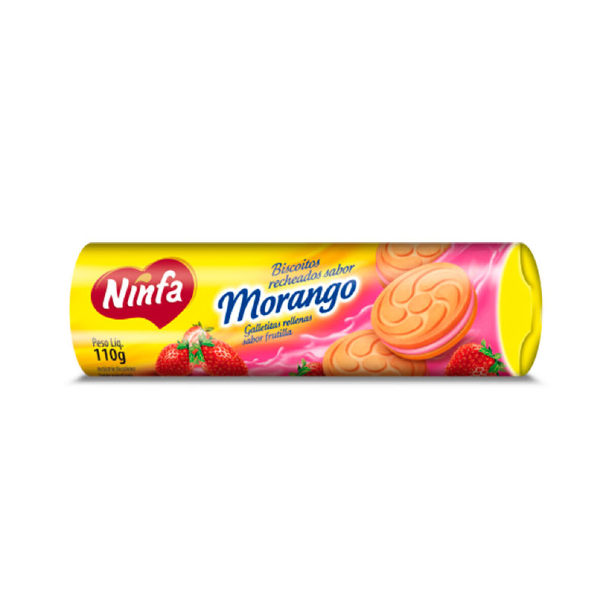 Galletita Rellena NINFA 110grs - Frutilla 