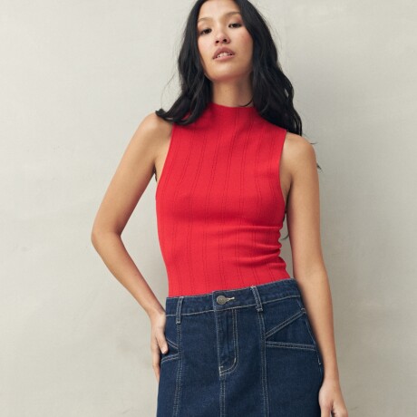 FALDA PRITA Azul Oscuro