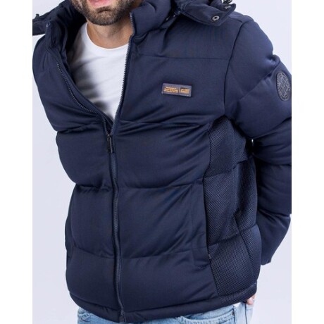 Campera para hombre con capucha UFO Maroon Azul Negro