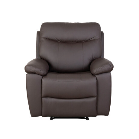 RECLINER 1 CUERPO SIMIL-CUERO MARRON LEXUS
