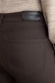 Pantalón cropped Turner engomado chocolate