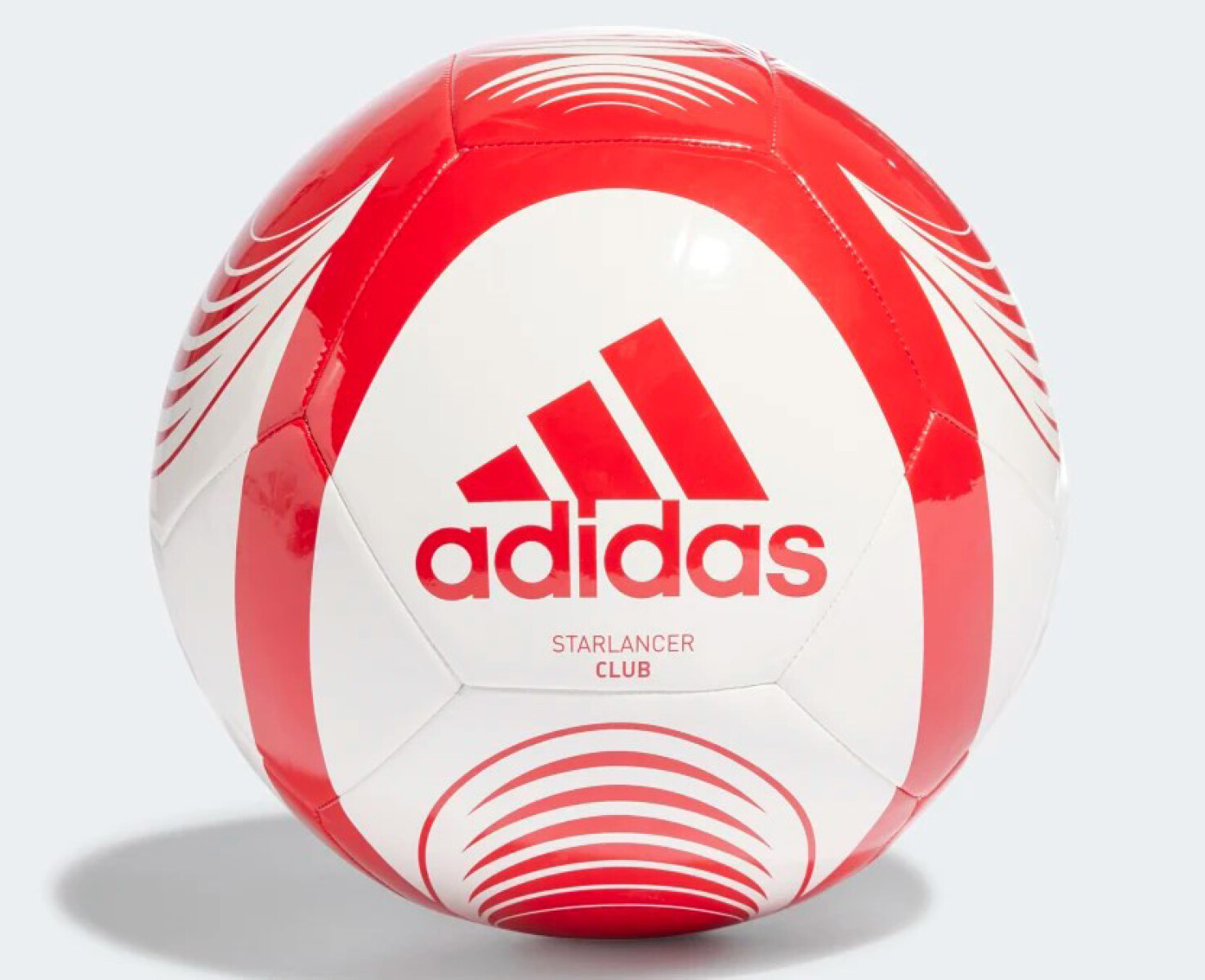 Pelota Adidas Star Lacer Club - Blanco - Rojo 