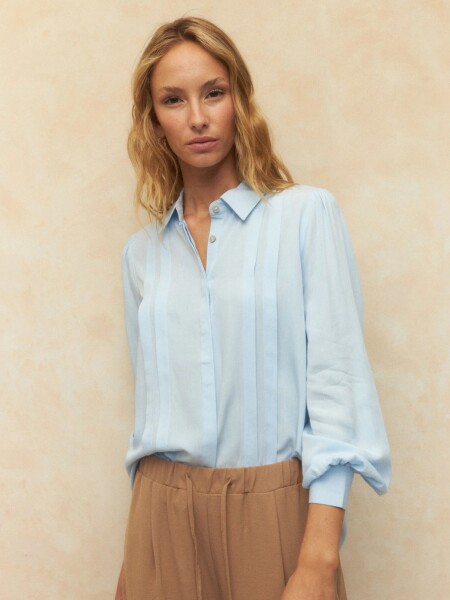 CAMISA ALLIE CHERRY CELESTE