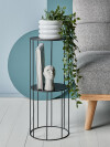 Soporte PELLE Ø25xA60cm negro Soporte PELLE Ø25xA60cm negro