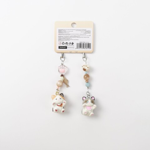 MINI COLGANTE PARA BOLSO SERIE GATOS VIBRANTES (PACK X2 / GATO CALICÓ Y RAGDOLL) MINI COLGANTE PARA BOLSO SERIE GATOS VIBRANTES (PACK X2 / GATO CALICÓ Y RAGDOLL)