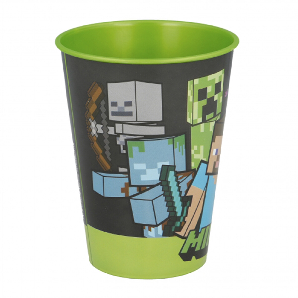 Vaso Plástico Minecraft 260 ml 