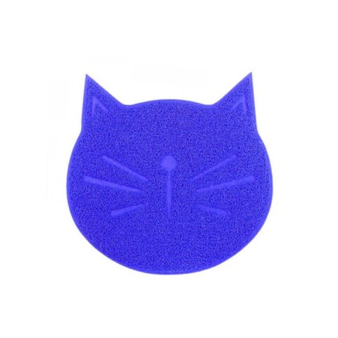 ALFOMBRA DE GOMA GATO AZUL